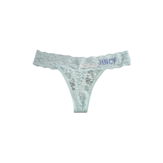 JC Mint Lace Panties w/Polaroid